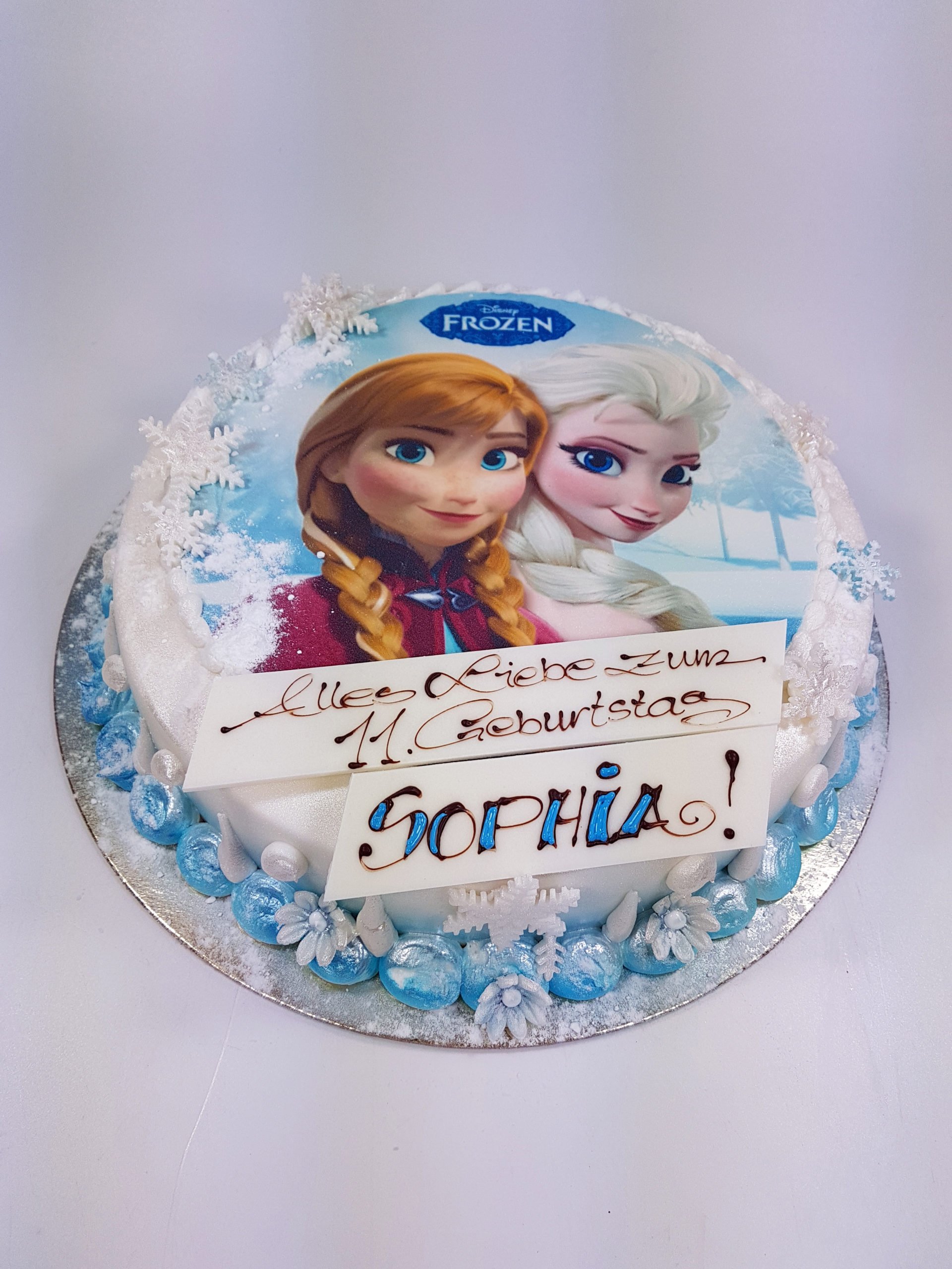 Geburtstagstorte “Elsa + Anna”