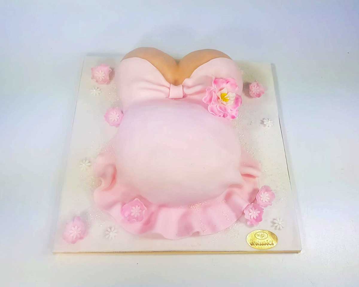 Babybauch-Torte